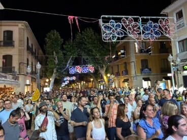 Público durante un concierto de estas Fiestas de Dénia