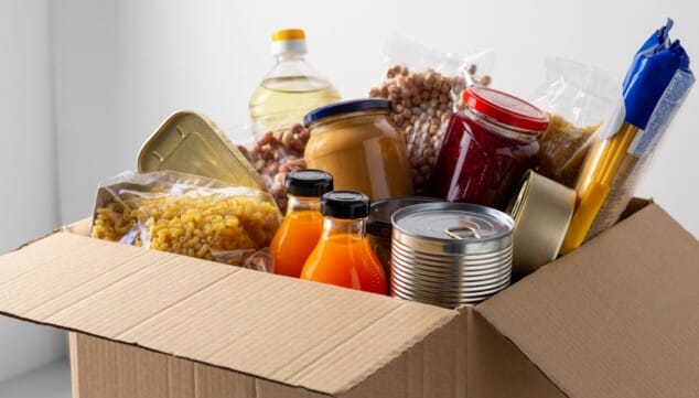 recogida de alimentos imperecederos