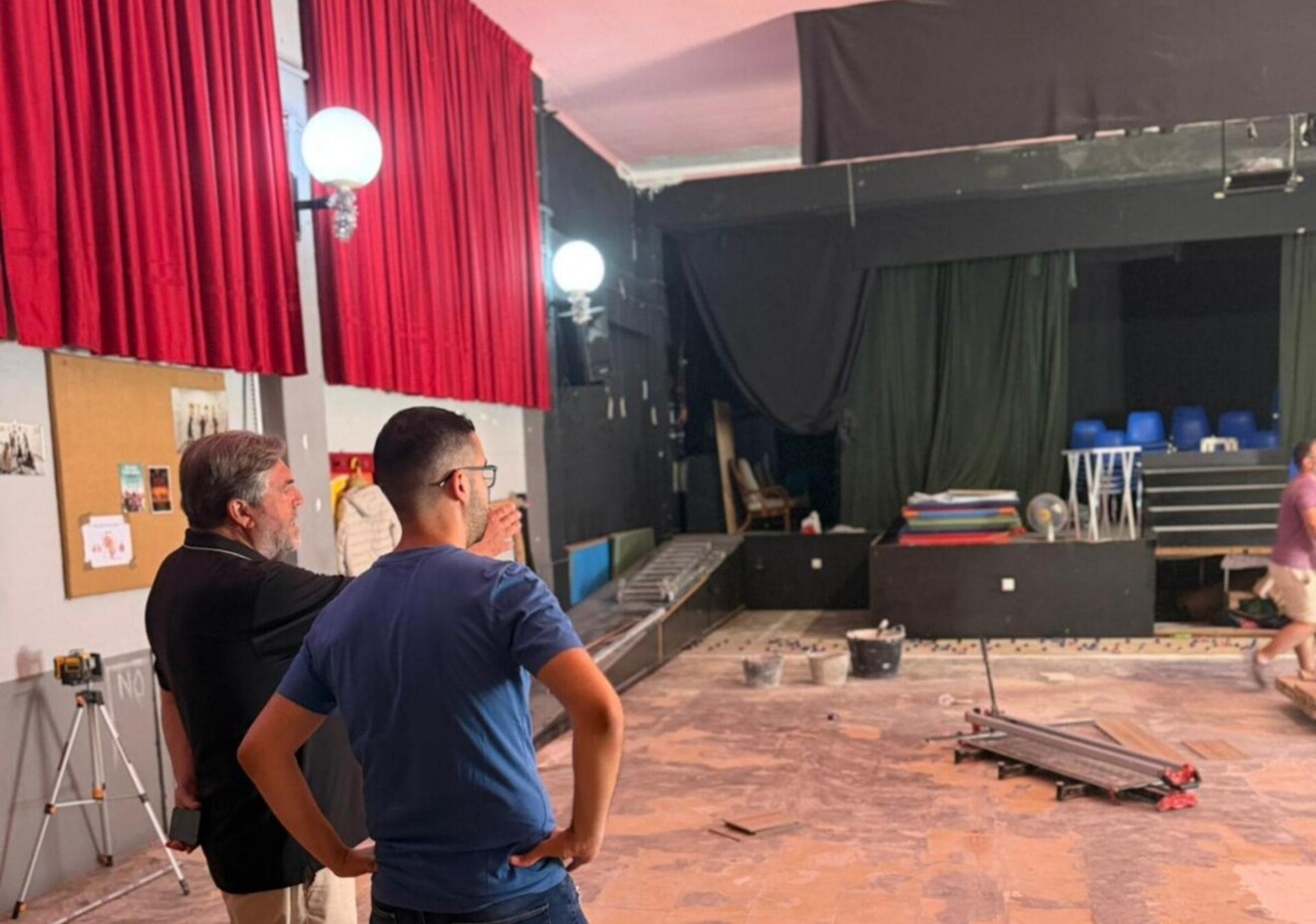 Renovación de la sala de la Escuela de Teatro Comarcal (ETC) en Dénia