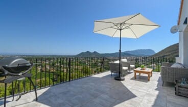 Terraza con barbacoa