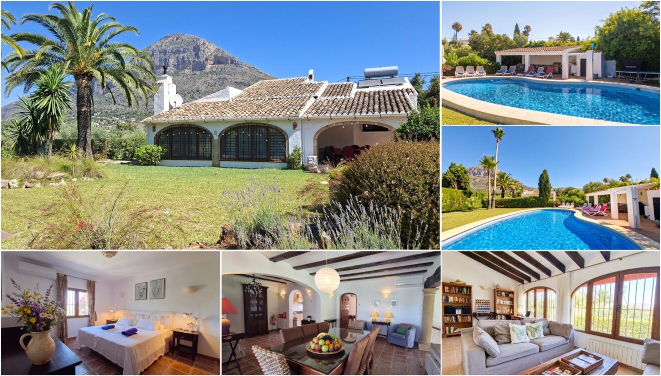 Villa Casa Danesa una casa de vacaciones espaciosa a los pies del Montgó en Xàbia