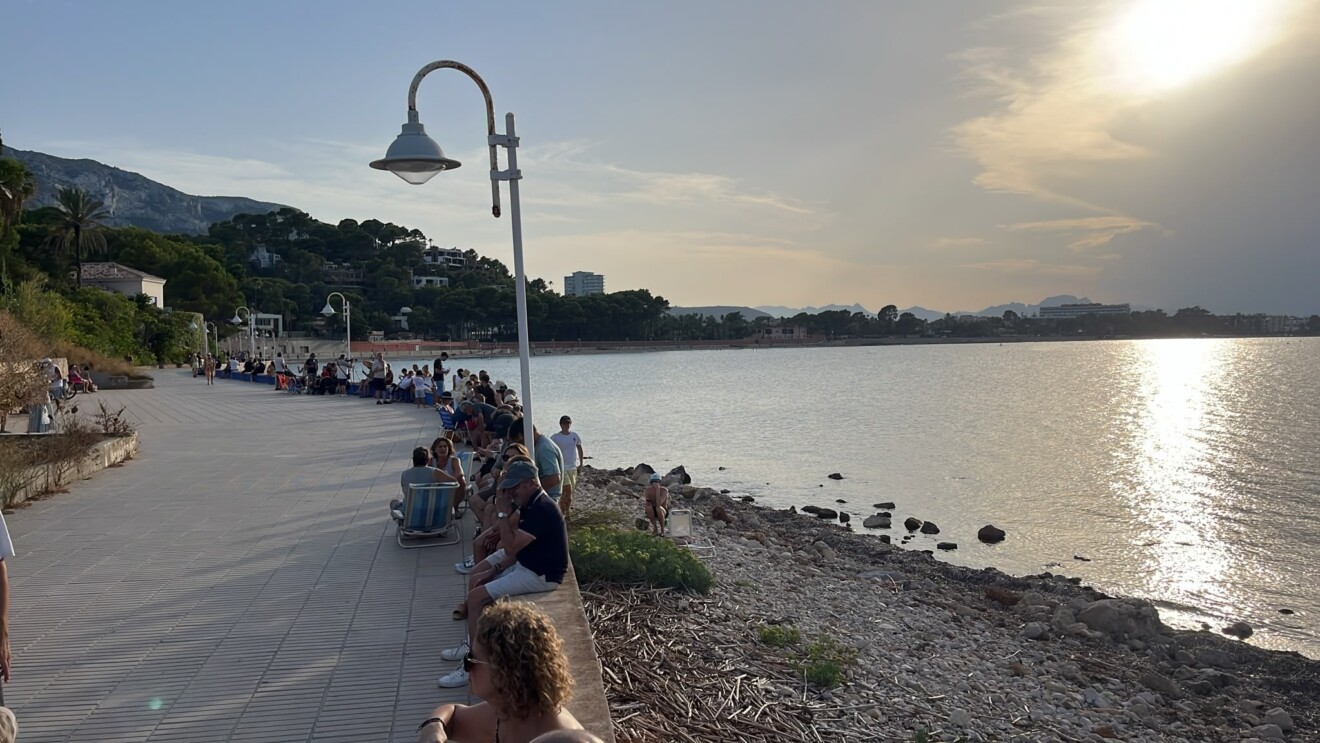 Así se vivió el eclipse en Dénia 1