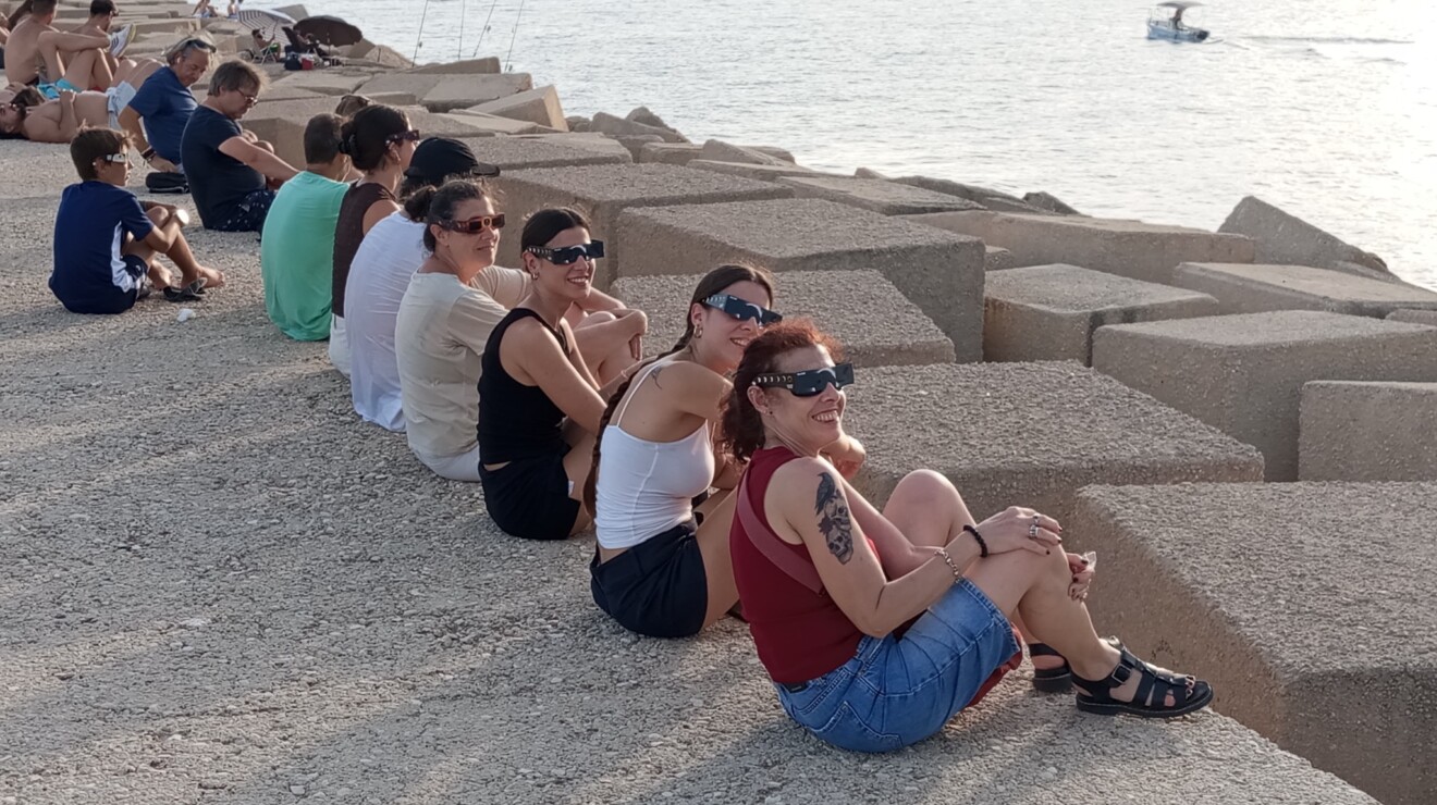 Así se vivió el eclipse en Dénia 34