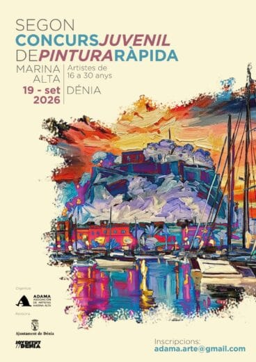 Cartel II Concurso Juvenil Pintura Dénia 2026
