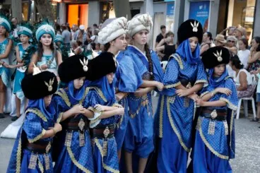Desfile infantil y entrada de bandas de los Moros y Cristianos de Dénia 2026 64