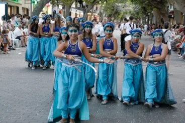 Desfile infantil y entrada de bandas de los Moros y Cristianos de Dénia 2026 83