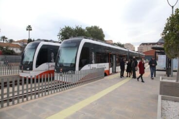 Innovación contra el calor: experimentos con pintura en la Línea 9 del TRAM para enfriar los raíles 6 la linea 9 del tram en denia donde se prueba la pintura blanca contra el calor