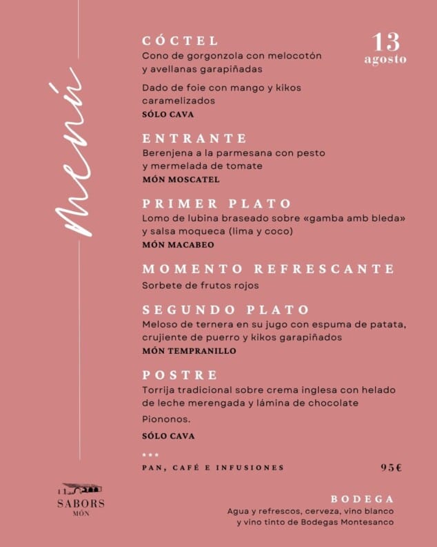 Disfruta en agosto de dos veladas de gastronomía, vino y flamenco 6 la primera velada ofrecera un gran recorrido gastronomico