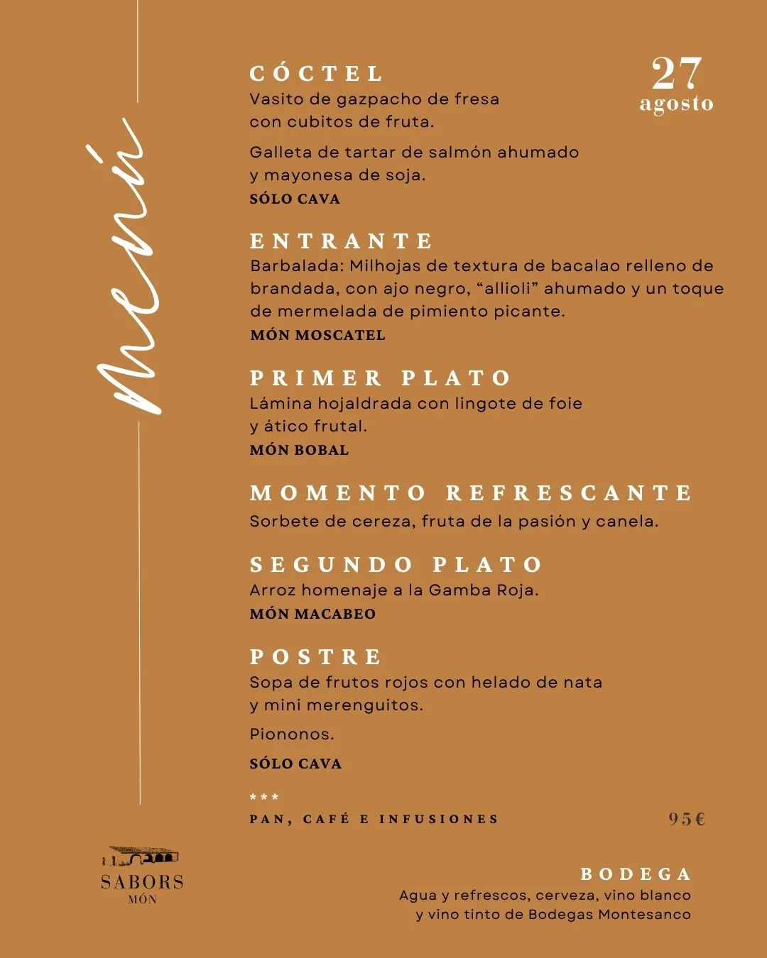 La segunda cita contará con una propuesta gastronómica diferente