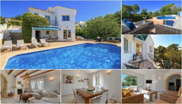 Piscina, jardín y cuatro dormitorios una villa para descubrir Xàbia este verano