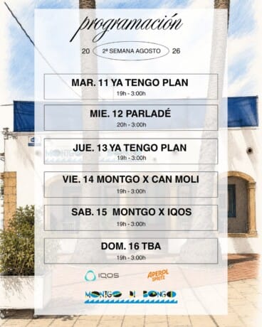 Programación exclusiva para el mejor tardeo en Xàbia