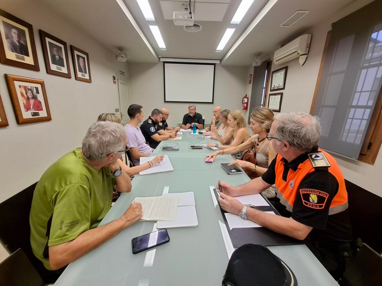 Reunión del CECOPAL de Dénia para el dispositivo del eclipse solar