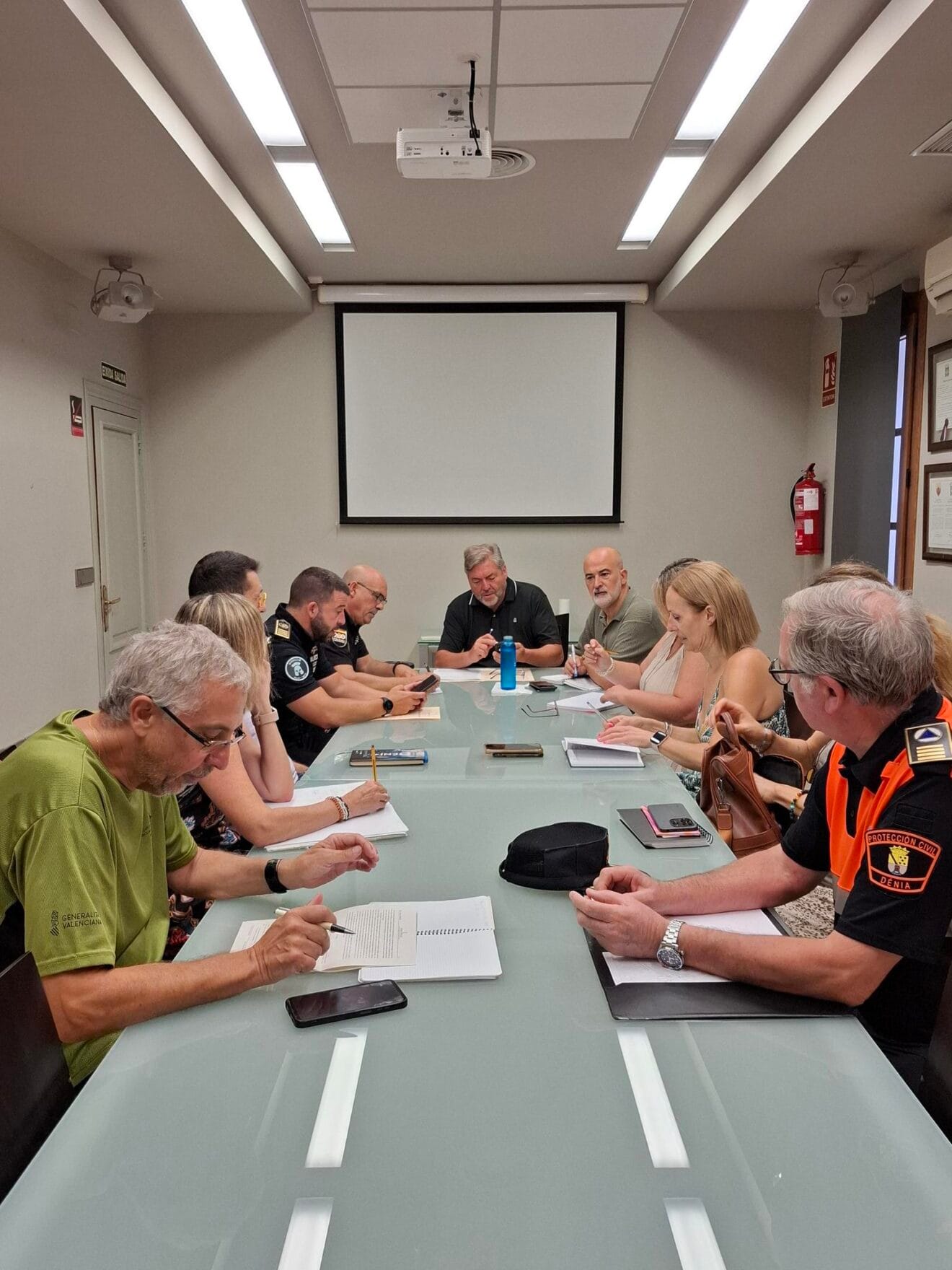 Reunión del CECOPAL en Dénia para el dispositivo del eclipse solar