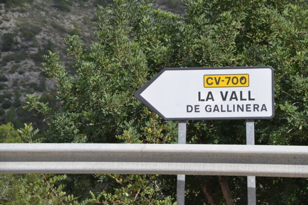 «Tolerància zero contra l'homofòbia» 1 Imagen: Señal de la Vall de Gallinera (archivo)