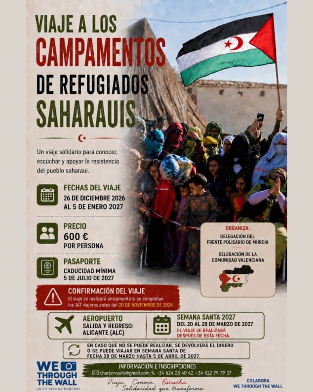 Dénia se moviliza para llevar 10 toneladas de material escolar al Sáhara 13 viaje a los campamentos de refugiados saharahuis