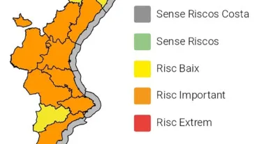 Emergencias activa varias alertas ante las fuertes lluvias: especial atención a barrancos y zonas inundables 2 alertas de emergencias de la generalitat para la comunitat valenciana entre el 16 y el 17 de septiembre de 2026