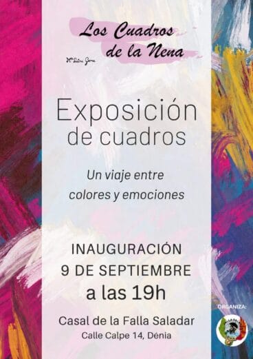 Cartel de la exposición “Los cuadros de la Nena”