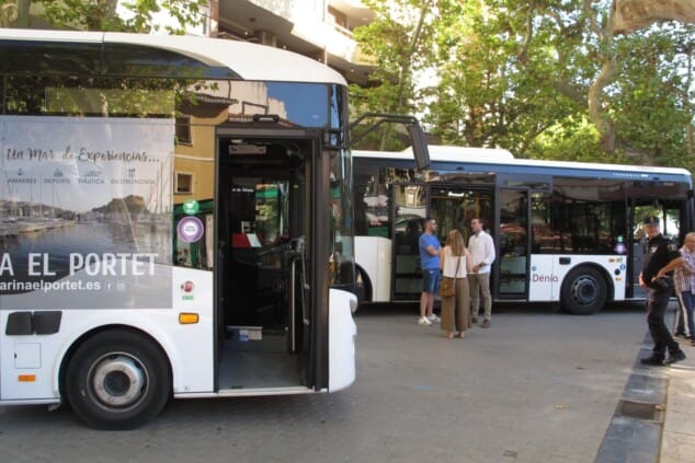 denia estrena nuevos autobuses de cero emisiones en su recorrido urbano 17