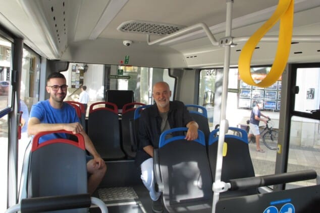 denia estrena nuevos autobuses de cero emisiones en su recorrido urbano 20