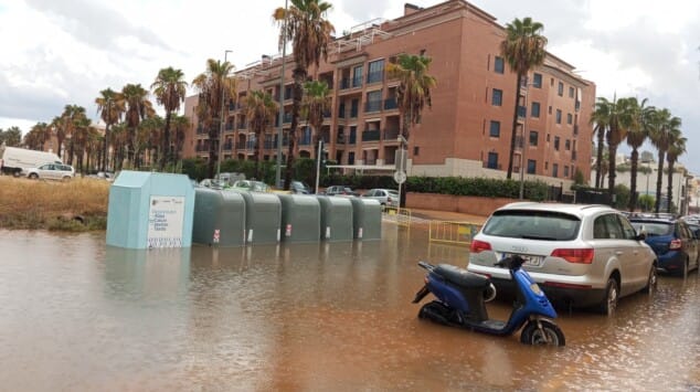 La lluvia obliga a cortar varias calles en Dénia y suspender las actividades al aire libre y el concurso de pintura 5 estado de las calles de denia ante el episodio de lluvia 6
