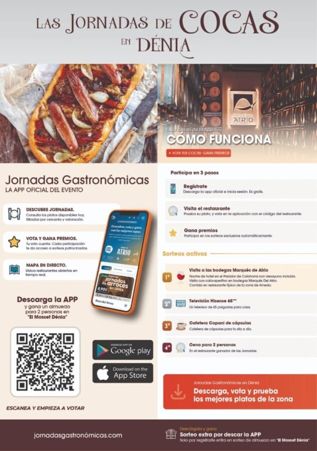 Cocas y bebida por 6,90 €: la ruta gastronómica que vuelve a Dénia 7 Imagen: Jornada de Cocas hasta el 4 de octubre