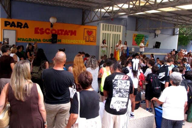 primer dia de colegio de les vessanes y pou de la muntanya 6