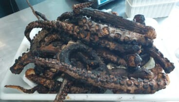 Pulpo seco tradicional