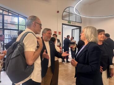 El alcalde de Dénia, Rafa Carrió, en la presentación de Casa 47 en Madrid