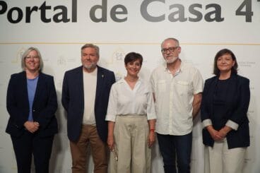 Rafa Carrió en la presentación del portal estatal de vivienda Casa 47 en Madrid