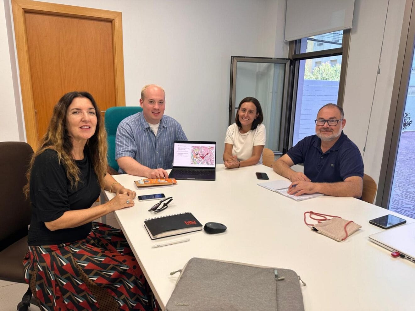 Reunión de trabajo entre Daniel Schellwald y el equipo de Dénia