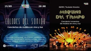 Dos conciertos inmersivos convierten la música en luz y color 9 septiembre de conciertos