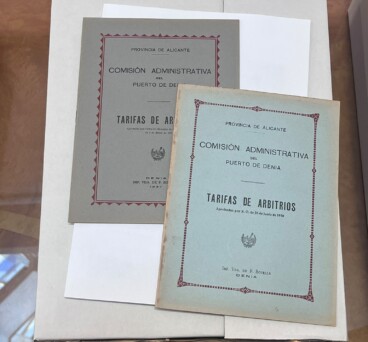 Algunos de los documentos donados