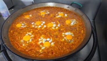 Arroz con huevo