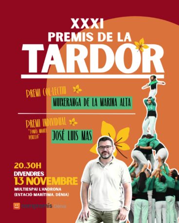 Cartel de los XXXI Premis de la Tardor de Compromís per Dénia