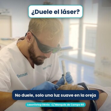 El láser para dejar de fumar no duele, solo una luz suave en la oreja