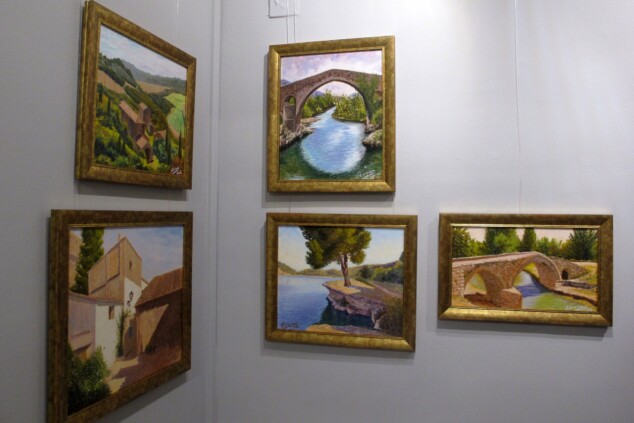 El pintor Juan Larrosa saca a la luz en Dénia más de cinco años de trabajo ininterrumpido 26 exposicion de juan larrosa en denia 3