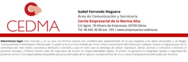 Firma de email CEDMA