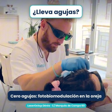 Fotobiomodulación en la oreja sin agujas para dejar de fumar en Dénia