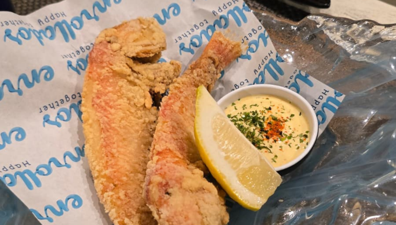 Pescado frito de alta calidad