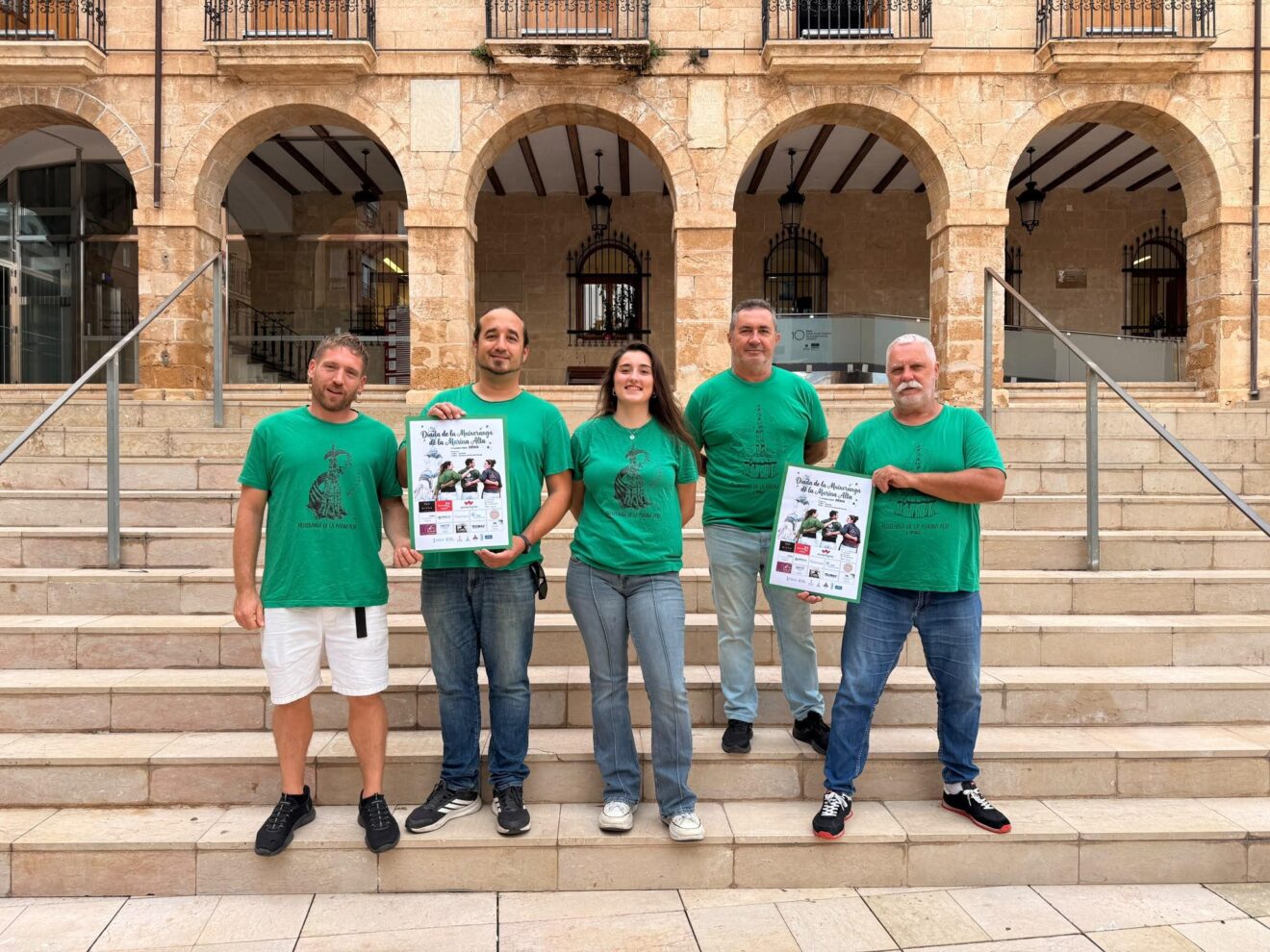 Presentación de la I Diada de la Muixeranga de la Marina Alta en Dénia