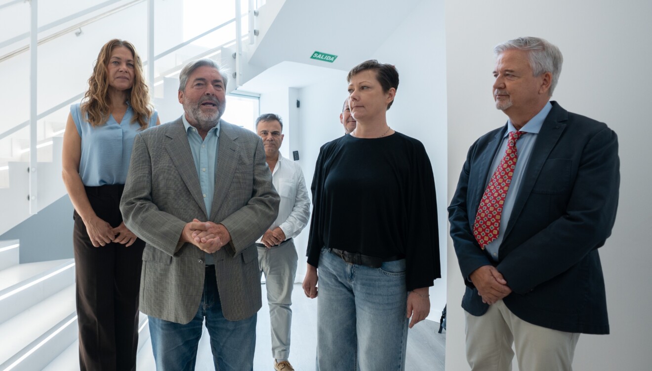Rafa Carrió en la inauguración de Policlínica Glorieta