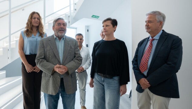 rafa carrio en la inauguracion de policlinica glorieta