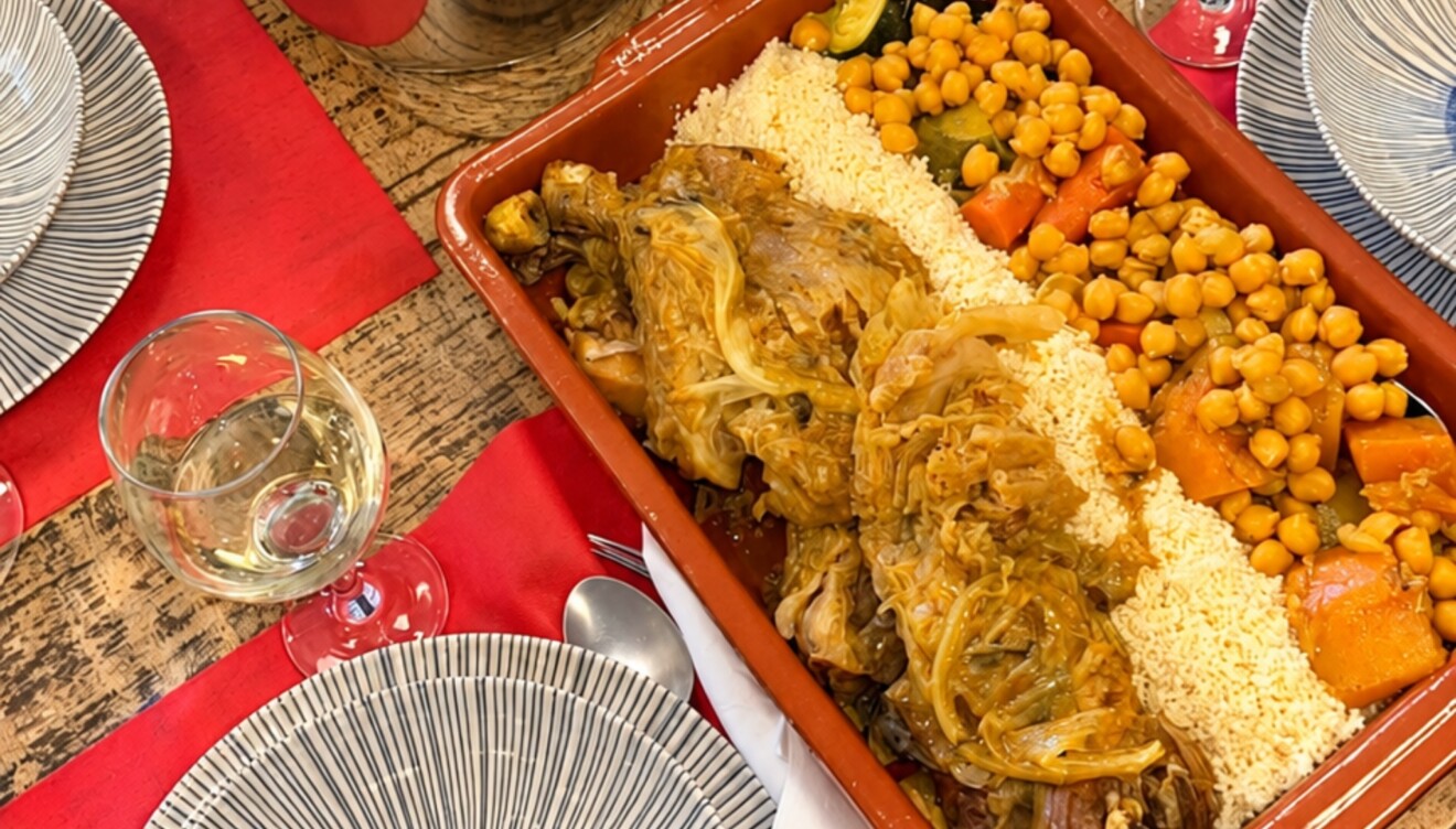 Receta original de couscous