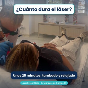 Sesión de láser de 25 minutos para dejar de fumar, tumbado y relajado