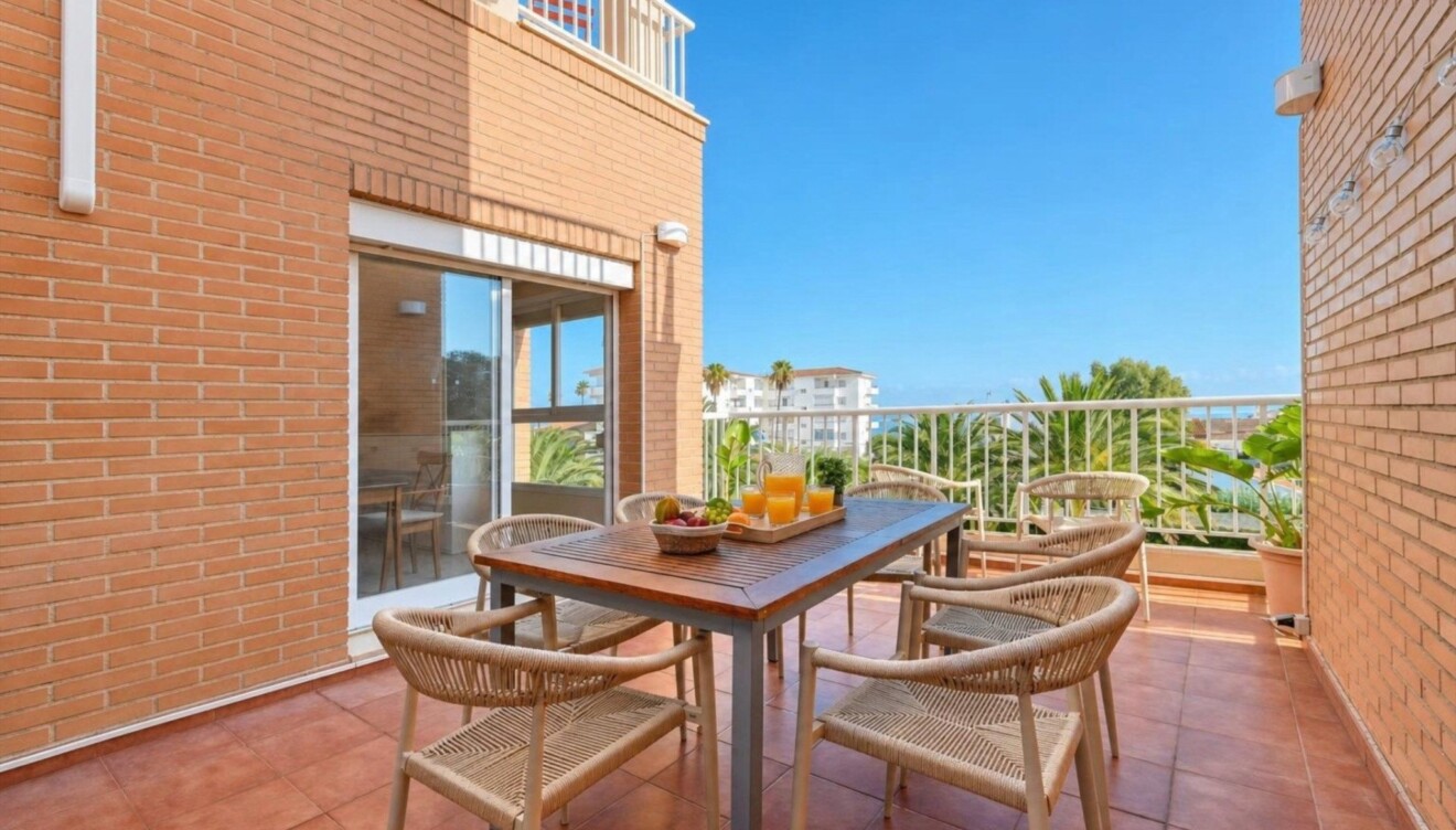 Terraza privada con vistas