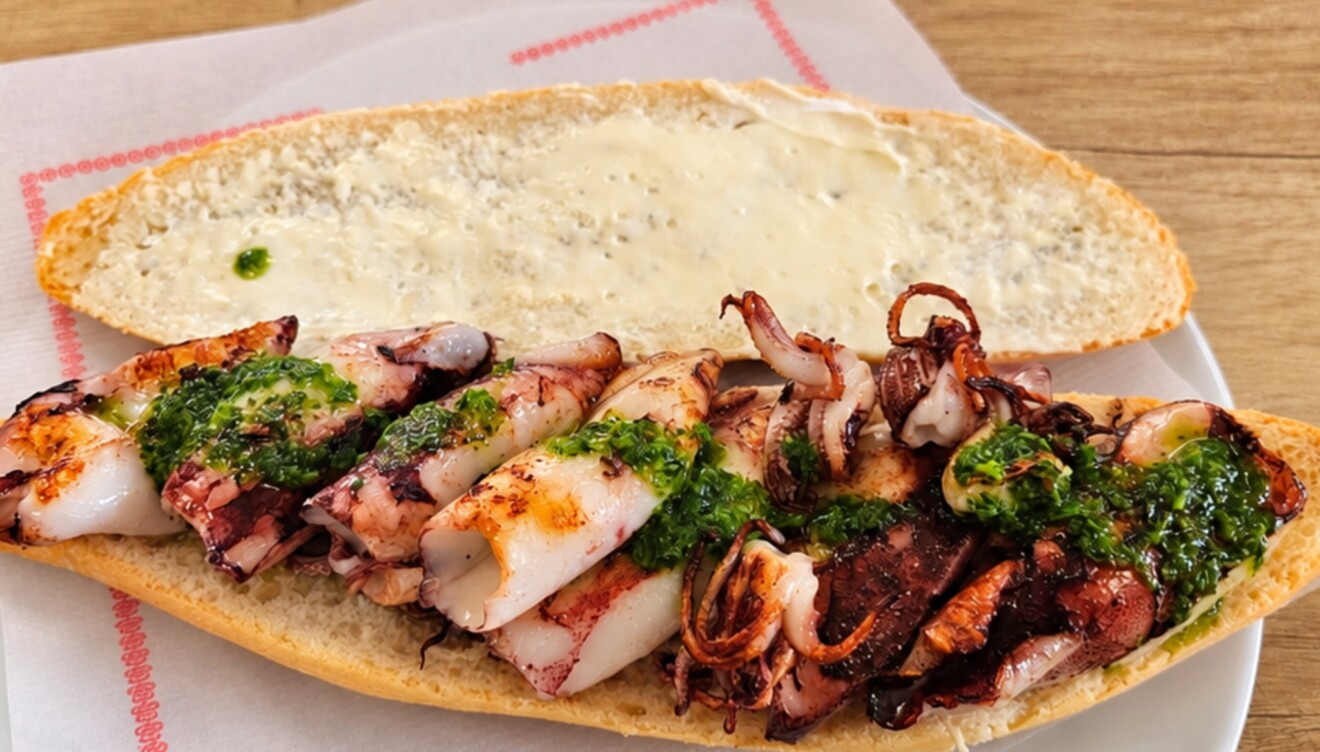 Ven a probar el bocadillo de calamar de Solimontgó